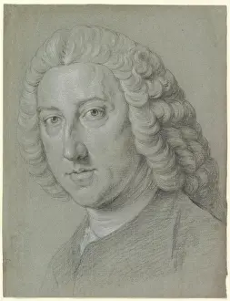 Kunstvolle Porträts Drucke: Porträt von William Pitt dem Älteren ca.