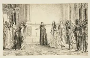 Drucke von Fürst von Marokko: Hasse mich nicht wegen meiner Hautfarbe Edwin Austin Abbey Drucke: Fürst von Marokko: Hass mich nicht wegen meiner Hautfarbe.