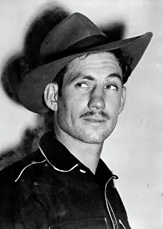 Vintage Boxing Photos Drucke: Professional boxer, Don Johnson. September 16, 1950. (Photo by John Needham)
