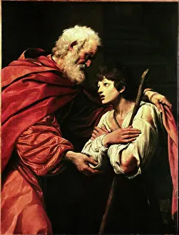 Baroque Christian Art Drucke: Return of the Prodigal Son / Spada
