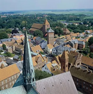Scandinavian Cityscape Drucke: Ribe Denmark