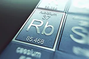 Bilder Datiert 31. August 2012: Rubidium (Chemisches Element)