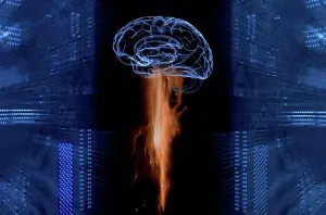 Artificial Intelligence Illustration Drucke: Artificial intelligence, conceptual illustration