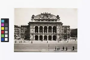 Bilder Datiert 21. September 2023: St, Opernring - Staatsoepera - Hauptfassade, Bruno Reiffenstein -, Fotograf