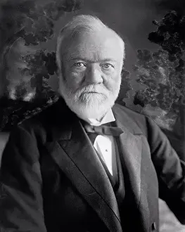 Drucke von Vereinigte Staaten: um 1913 Ein Porträt des US-Stahlgründers und Philanthropen Andrew Carnegie Industrielle Drucke: Vereinigte Staaten: um 1913 Ein Porträt des Gründers der U