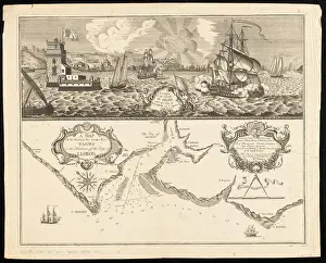 Lisbon Castle Drucke: A view of the castle of Belem