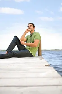 Pensive Male Figure Drucke: Young philosopher
