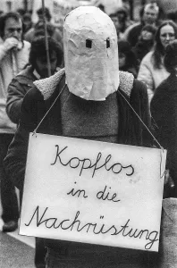 Southern Germany Photos Drucke: 04.04.1983, Easter march at the Pershing site