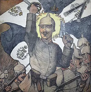 Historical Military Equipment Drucke: 1st World War, Ran an der Feind