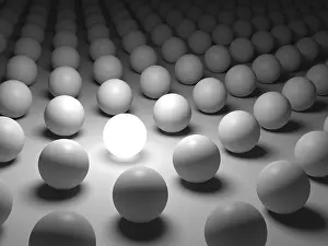 Symbolic Picture Representation Drucke: 3D concept rendering to represent individuality and uniqueness