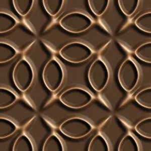Deserted Wall Background Drucke: 3D effect seamless background, wallpaper decoration leather pattern