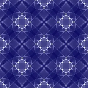 Decorative Wallpaper Pattern Drucke: 3D effect seamless background, wallpaper decoration pattern