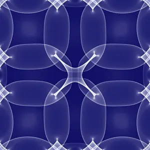 Empty Deserted Structure Drucke: 3D effect seamless background, wallpaper decoration pattern