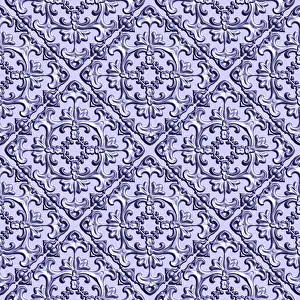 Seamless Decoration Effect Drucke: 3D effect seamless background, wallpaper decoration pattern