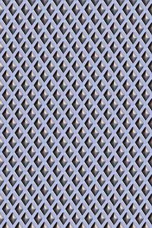 Patterned Decorative Item Drucke: 3D effect seamless background, wallpaper decoration pattern