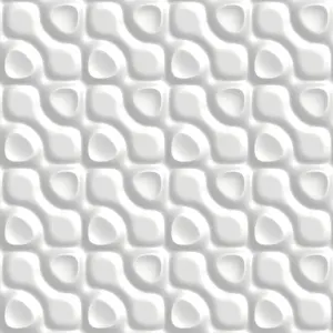 Decorative Wall Design Drucke: 3D effect seamless background, wallpaper decoration pattern
