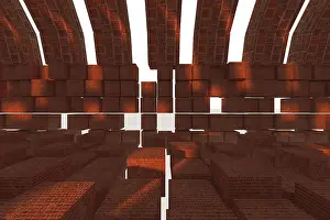 Drucke von 3D-Rendern von Hintergründen abstrakt. 3D-Illustration einfacher geometrischer Formen Einfache Kunstwerke Drucke: 3D-Rendern von Hintergründen abstrakt.