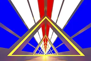 Computer Graphic Art Drucke: 3d rendering of backgrounds abstract