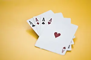 Playing Cards Drucke: 4 aces