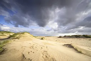 Deserted Beach In Europe Drucke: #50625262