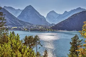 Austria Nature Scenery Drucke: A, Achensee, hdr