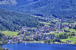 Austria Travel Destinations Drucke: A, Hallstatt, hdr