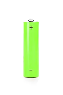 Bright Studio Lighting Photos Drucke: AA battery. Isolated on white