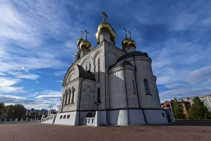 Russian Orthodox Church Architecture Drucke: Abakan Cathedral of the Transfiguration