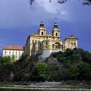 Religious Buildings Europe Drucke: Abbey in Melk, Austria