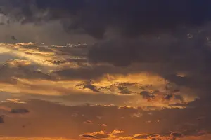 German Cloudy Skies Drucke: Abernd sky with different cloud formations
