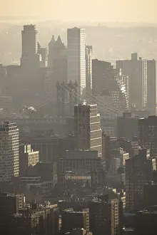 Urban Landscape Photography USA Drucke: From above, this image captures the dense