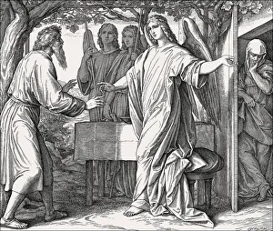 Die drei Besucher Abrahams im Alten Testament
