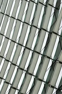 Deserted Building Detail Drucke: Abstract background detail of a building facade