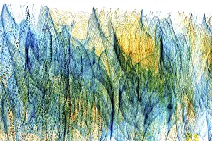Colorful Design Art Drucke: An abstract background features dynamic movement with flowing colors