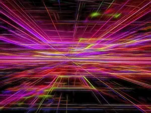 Digitale Kunst Drucke: Abstrakter heller Hintergrund - computer-generierte Bild.