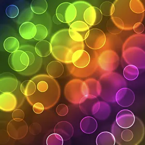 Abstract Bokeh Background Drucke: Abstract colored bokeh Background