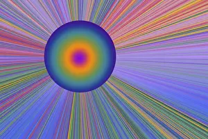 Colorful Geometric Pattern Drucke: Abstract colorful globe circle geometric pattern design and background