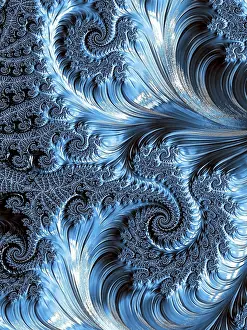 Abstract Fractal Background Drucke: Abstract colourful background - computer-generated image
