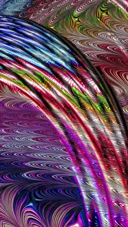 Abstract Rainbow Background Drucke: Abstract colourful background - computer-generated image