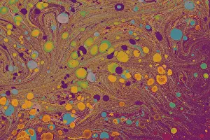 Creative Fabric Texture Drucke: Abstract creative marbling pattern for fabric