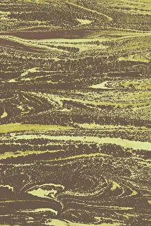 Textured Fabric Design Drucke: Abstract creative marbling pattern for fabric