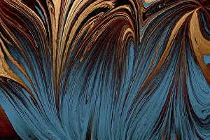 Abstract Background Images Drucke: Abstract creative marbling pattern for fabric