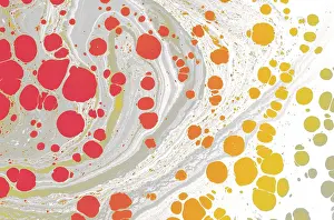 Abstract Marbling Pattern Drucke: Abstract creative marbling pattern for fabric