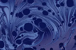 Abstract Marbling Pattern Drucke: Abstract creative marbling pattern for fabric
