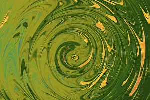 Abstract Artwork Design Drucke: Abstract creative marbling pattern for fabric