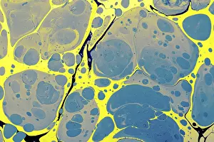 Full Frame Backgrounds Drucke: Abstract creative marbling pattern for fabric