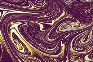 Abstract Watercolor Style Drucke: Abstract creative marbling pattern for fabric