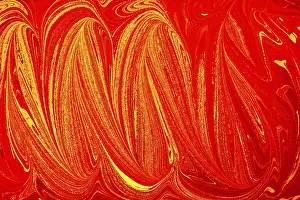 Abstract Marbling Pattern Drucke: Abstract creative marbling pattern for fabric
