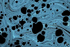 Abstract Marbling Pattern Drucke: Abstract creative marbling pattern for fabric
