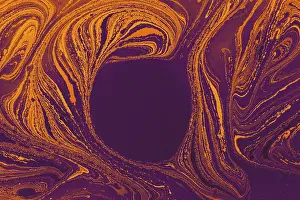 Abstract Marbling Pattern Drucke: Abstract creative marbling pattern for fabric